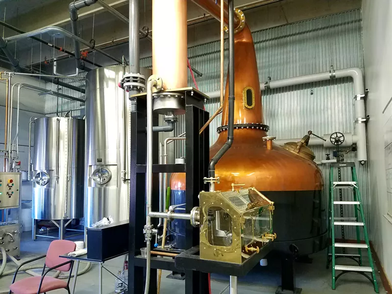 Image: Inside Vapor Distillery.