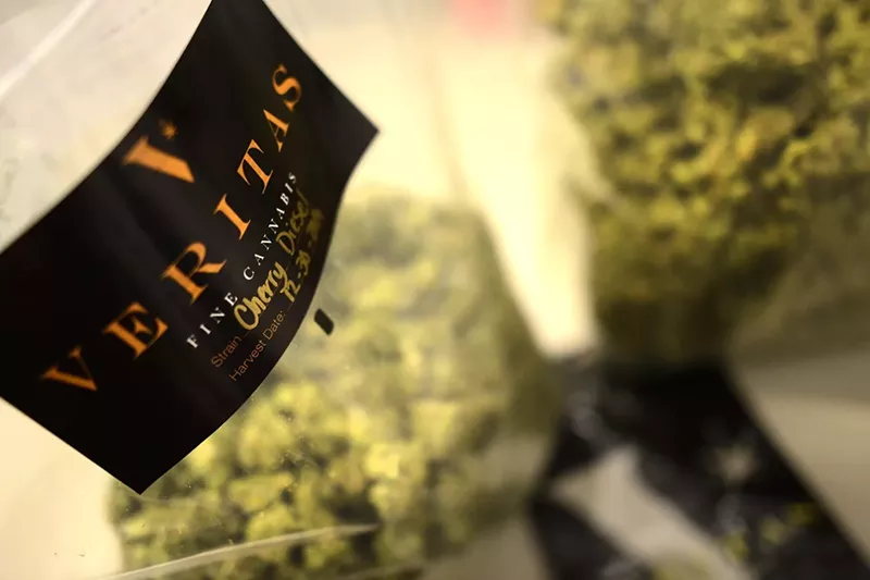 Image: A recall for Veritas Fine Cannabis was issued over mold and yeast concerns on Friday, January 8.