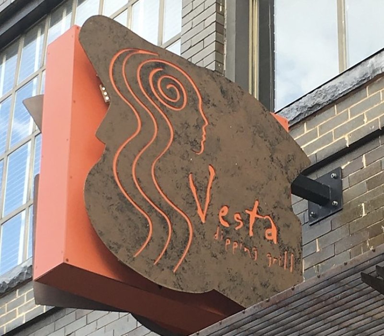 The original Vesta sign livened up a dead block in LoDo in 1997.