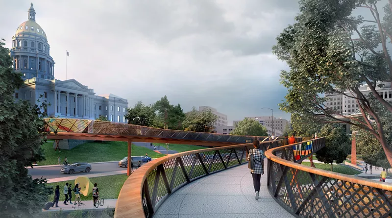 Image: rendition of bridge
