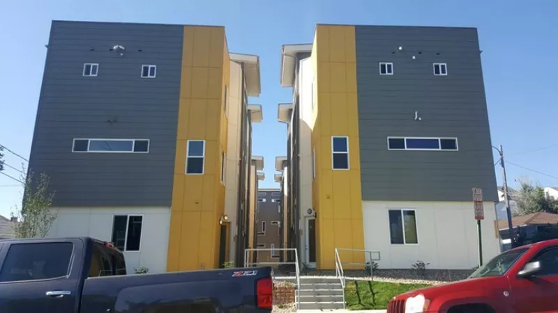 Image: A so-called slot home on West 19th Avenue.