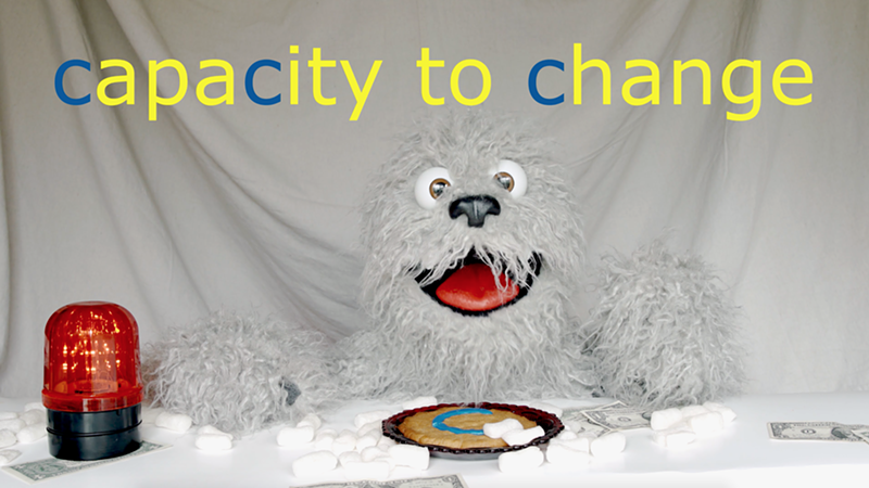 Image: A still from Mary Grace Legg's Warm Cookies video, “Own this City: Emergency,” 2019.