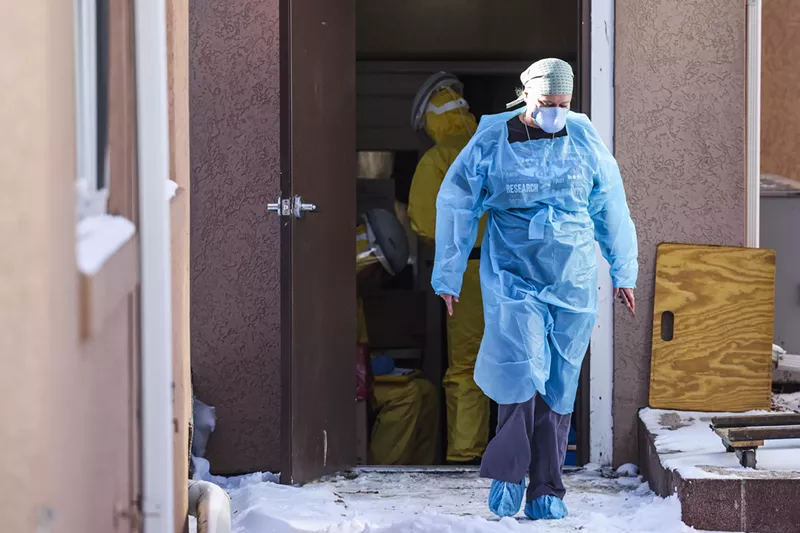 Image: Health officials traced the country's first case of B117 to a Colorado National Guard member who'd been deployed at this Simla nursing home.
