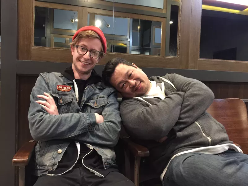 Image: Denver Alamo Drafthouse Creative Manager Steve Bessette and Vice President of Operations Walter Chaw.