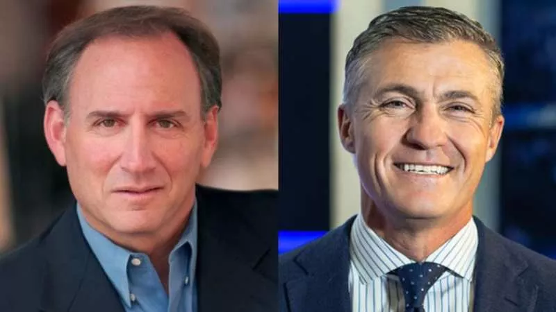 Image: Longtime Denver sports personalities Les Shaprio and Vic Lombardi are longtime colleagues, friends and cancer survivors.