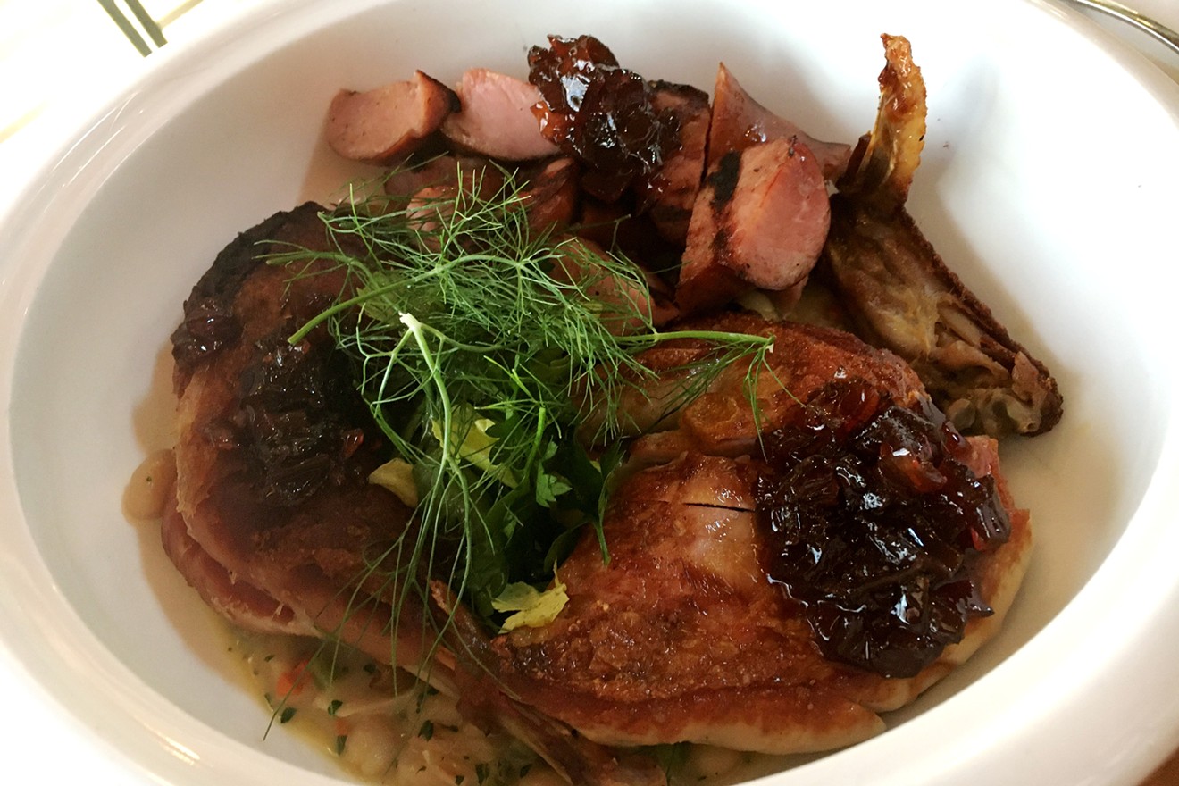 The pheasant cassoulet is an excellent winter warmer at Old Major.