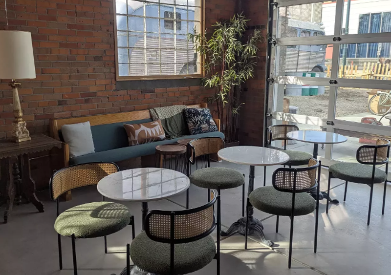Image: seating in a coffee shop