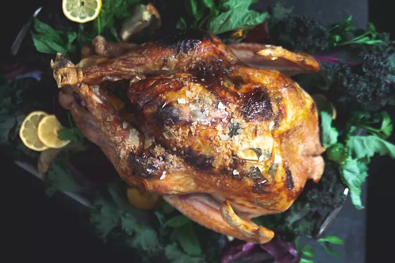 Image: Here's what a heritage breed turkey looks like when cooked.