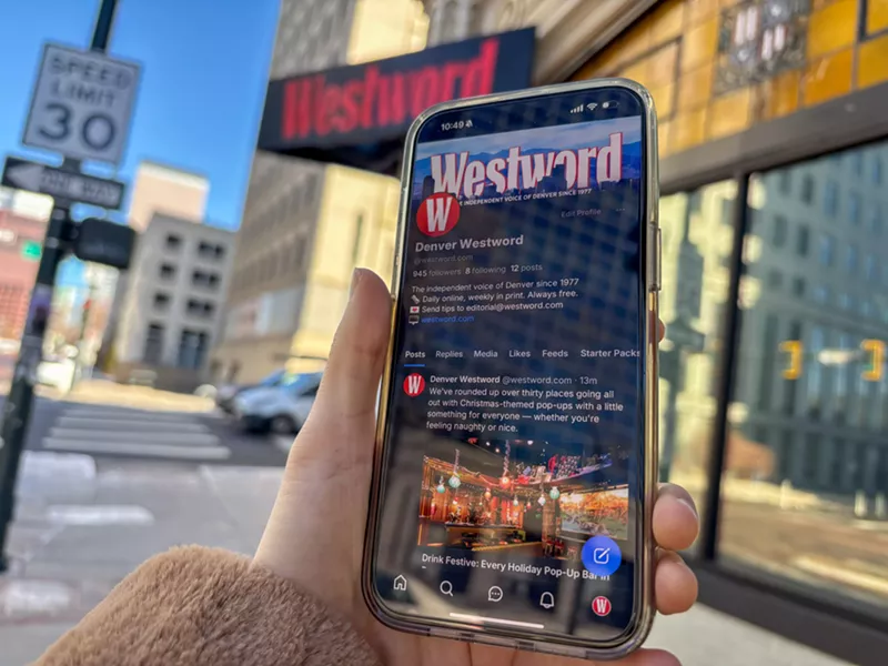 Image: Readers can now find Westword on Bluesky and Reddit