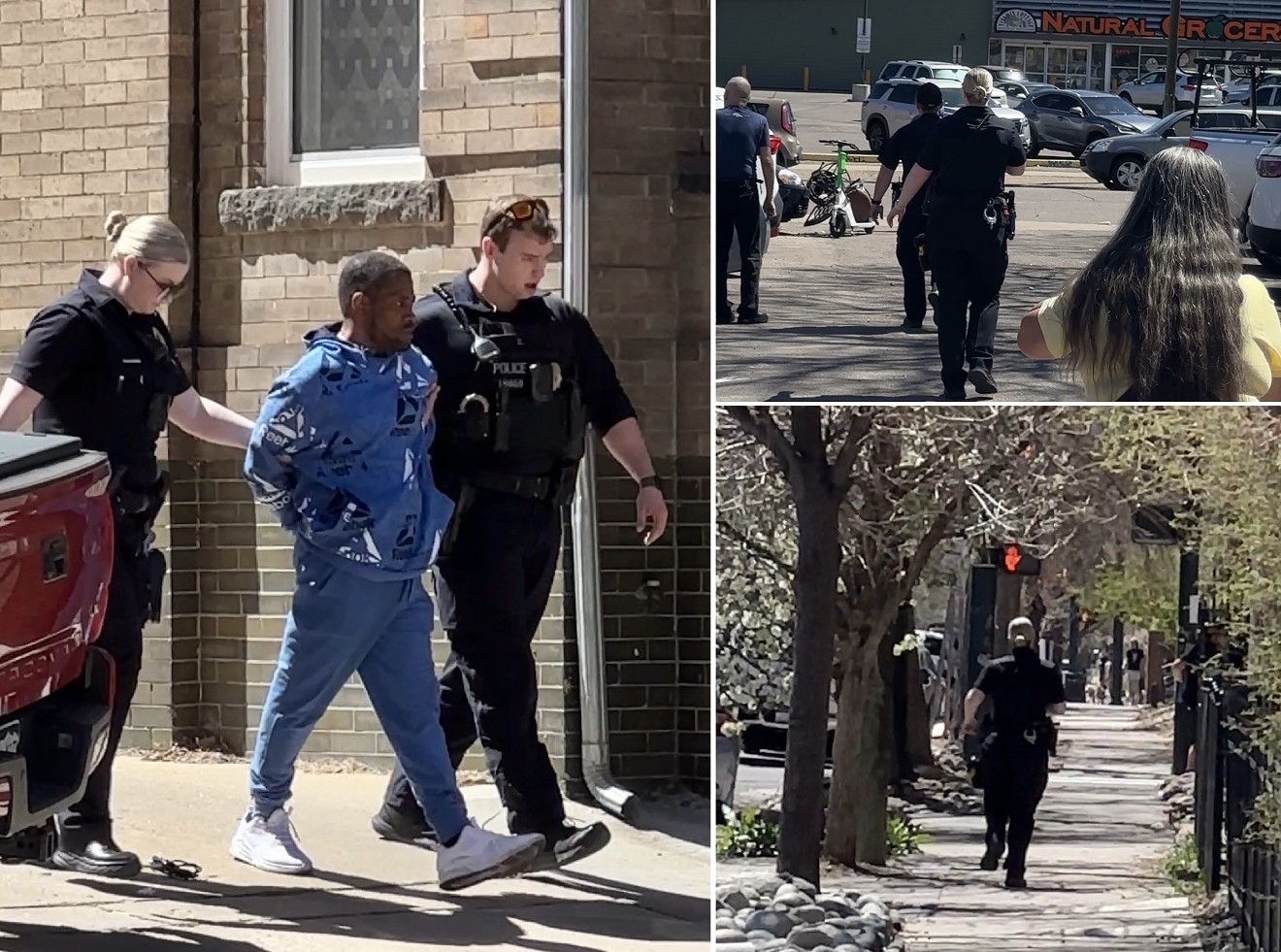 Shots from Westword's April 12 walk-along with the Denver Police Department.