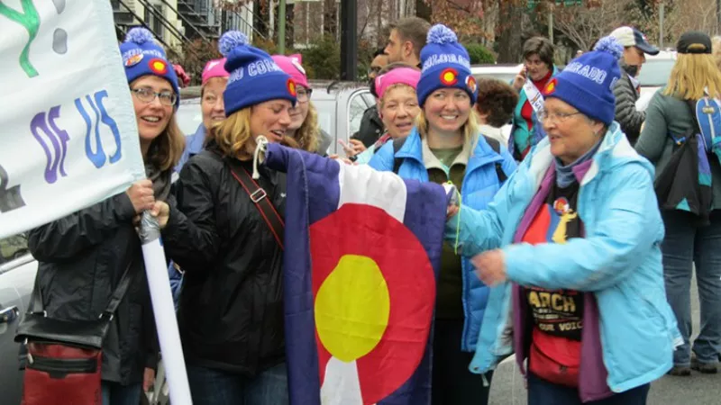 Image: Colorado Pride at the Women's March on Washington.