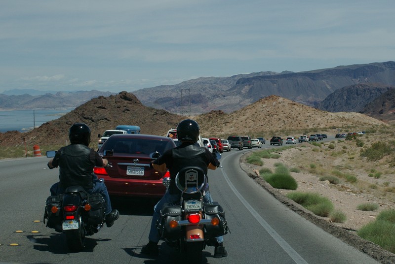 Lane filtering is legal for Colorado motorcyclists from August 7, 2024, to September 1, 2027.