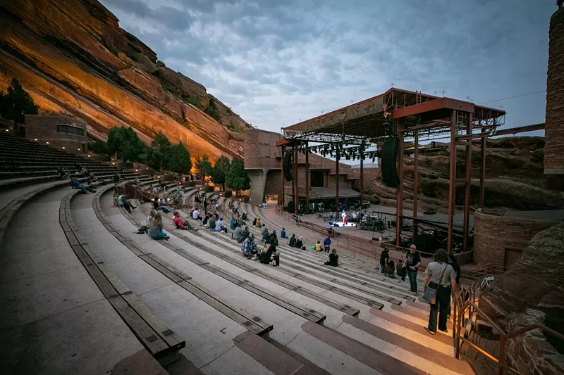 Image: This is what Red Rocks shows look like at 175-person capacity.