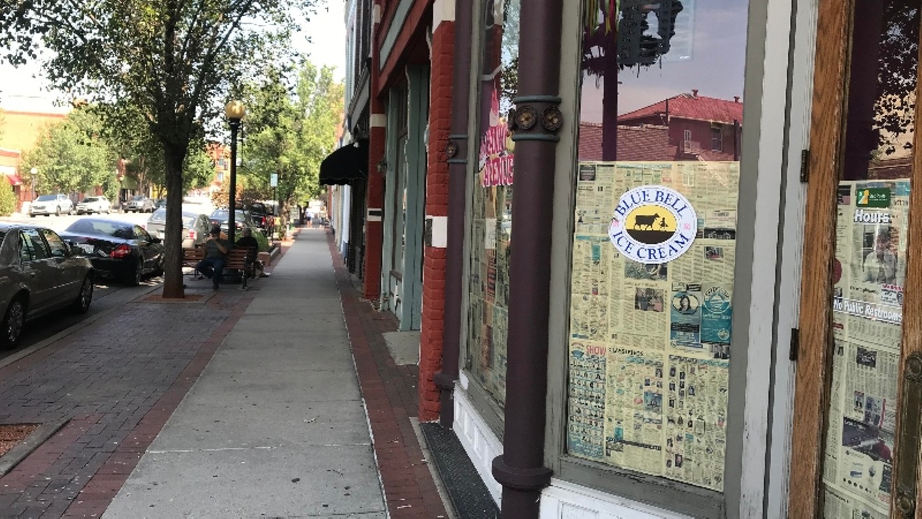 Many downtown streets in Pueblo were severely underpopulated on August 29.