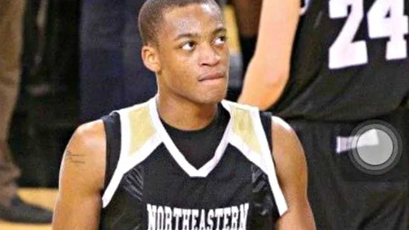 Image: Donthe Lucas in a Facebook photo from his time as a basketball player for Northeastern Junior College in Pueblo.