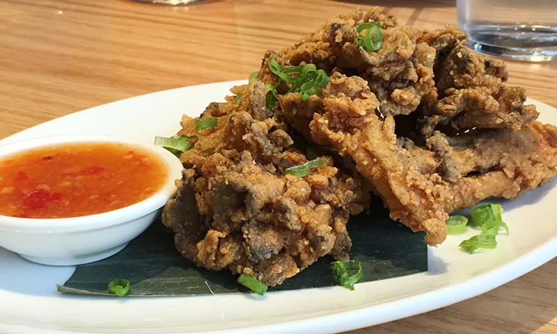 Image: Southern-fried maitake mushrooms take their place on Uncle's new menu.