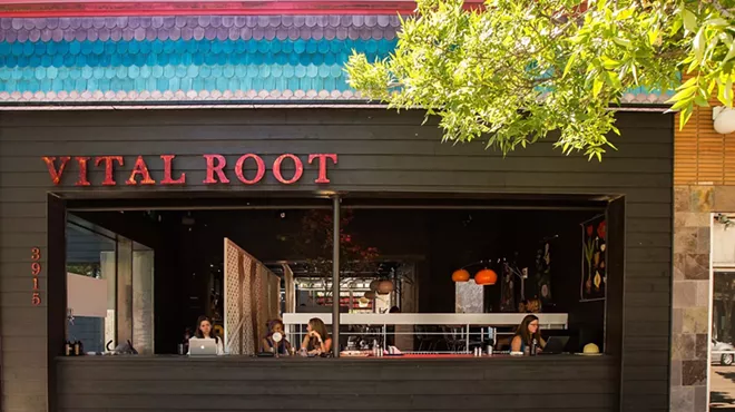 the front of a restaurant