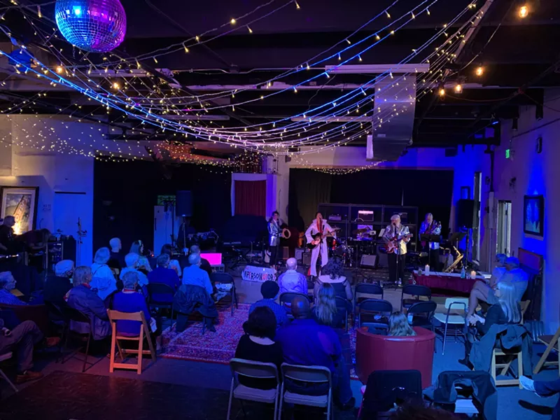 Image: Inside a Roots Music Project concert.