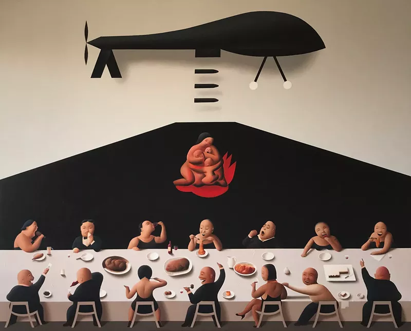 Image: Sebastian Picker, “La Eterna Cena (The Eternal Supper)," oil on canvas.