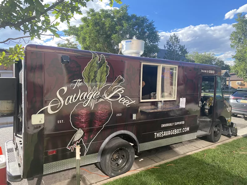Image: The Savage Beet food truck.