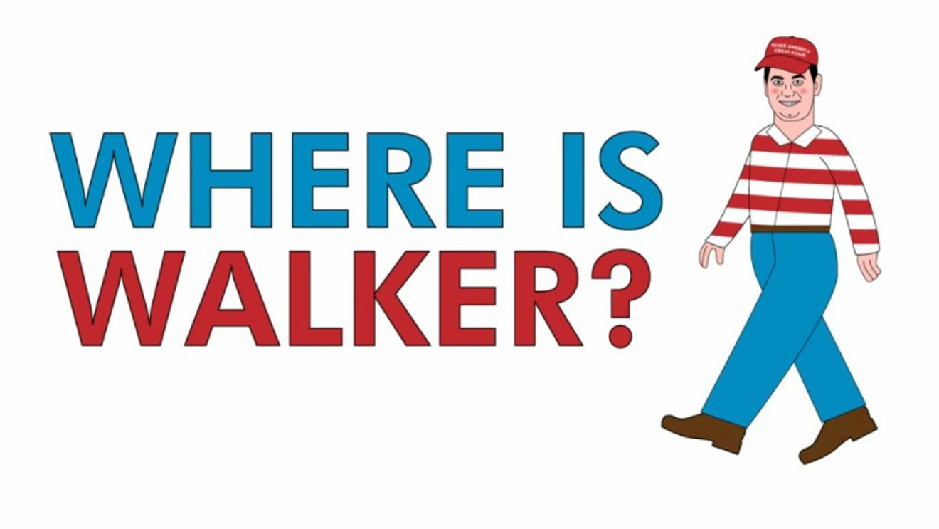The lead image on the Where Is Walker? website.