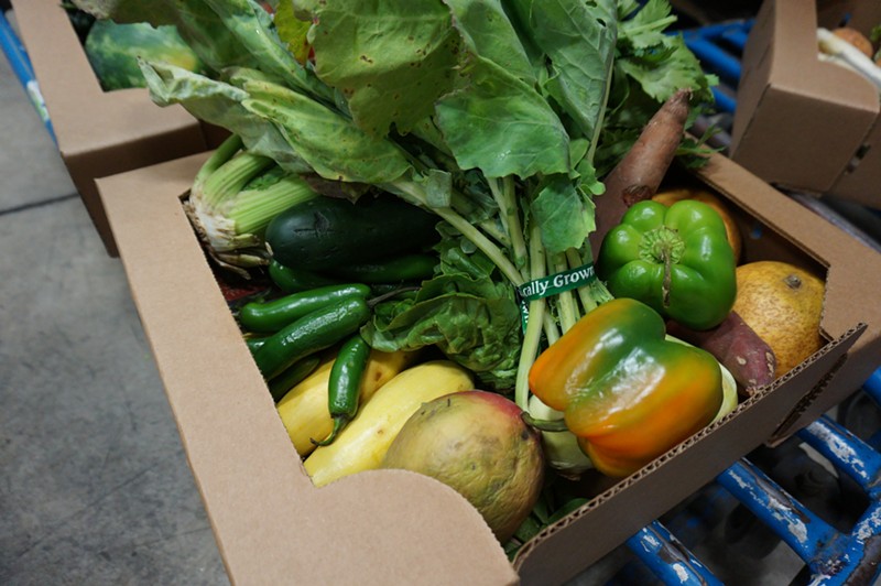 Did you buy too much produce? Donate some of it.