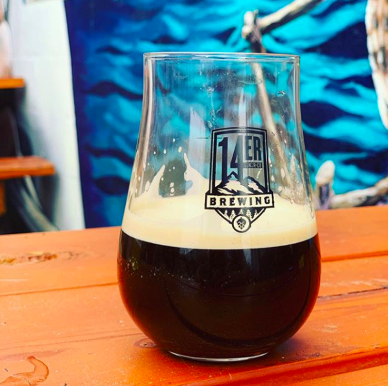 That's not a stout or a porter; it's a nitro cold brew coffee made by Glass Arrow.