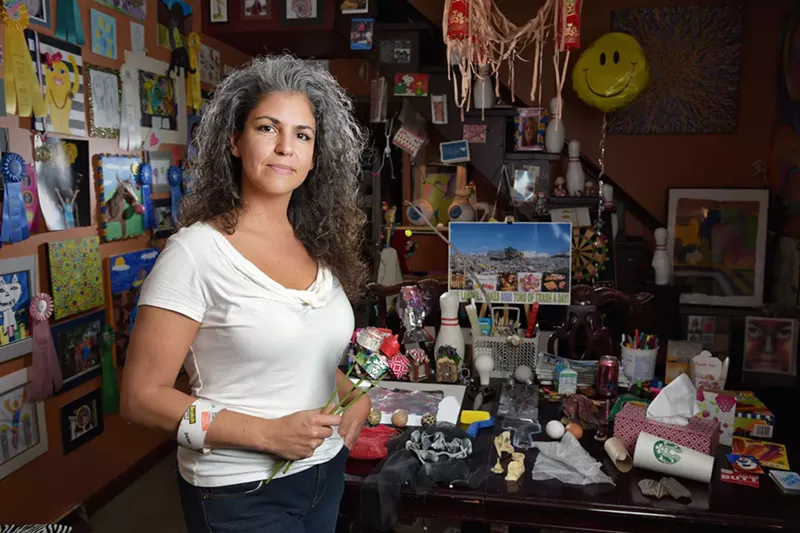 Image: Teresa Castaneda sees beauty in — and makes art from — trash.