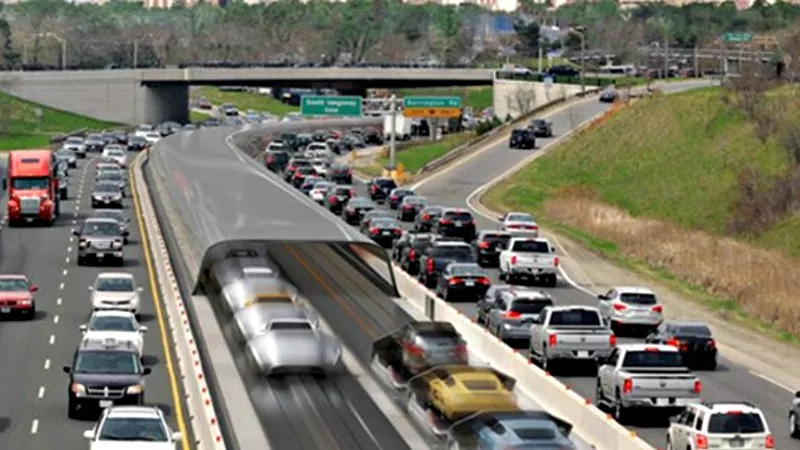Image: What an Arrivo track might look like along Interstate 25.