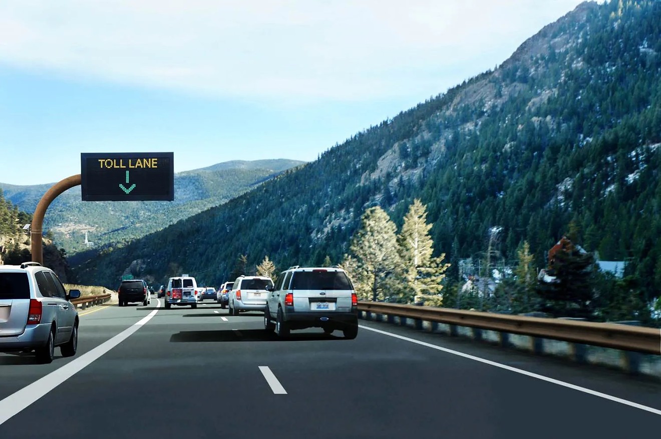 Colorado's first-of-its-kind enforcement program uses sensors and cameras to catch drivers who cross the solid lines of express lanes.