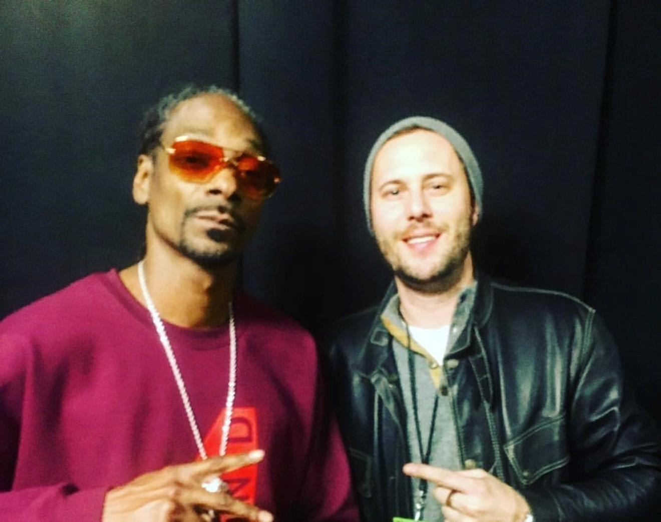 Snoop Dogg and Jonny Shuman.