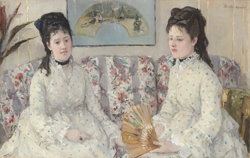 Image: "The Sisters," by Berthe Morisot, is one of eighty paintings by female artists that will be on view in Her Paris at the Denver Art Museum this October.