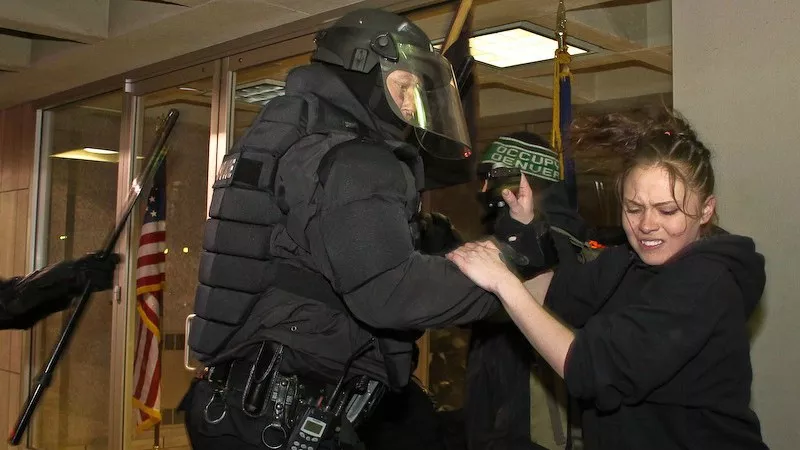 Image: A photo from our February 2012 "F*ck the Police" rally slideshow.