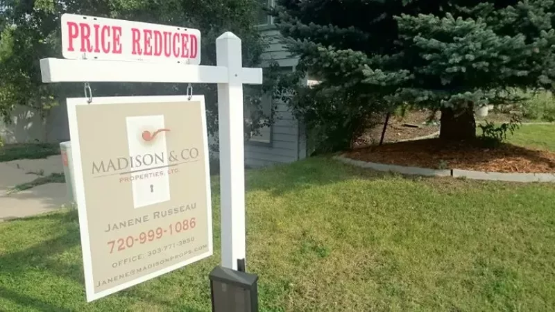 Image: A sign like this one hasn't been on view very often in the Denver area during recent years.