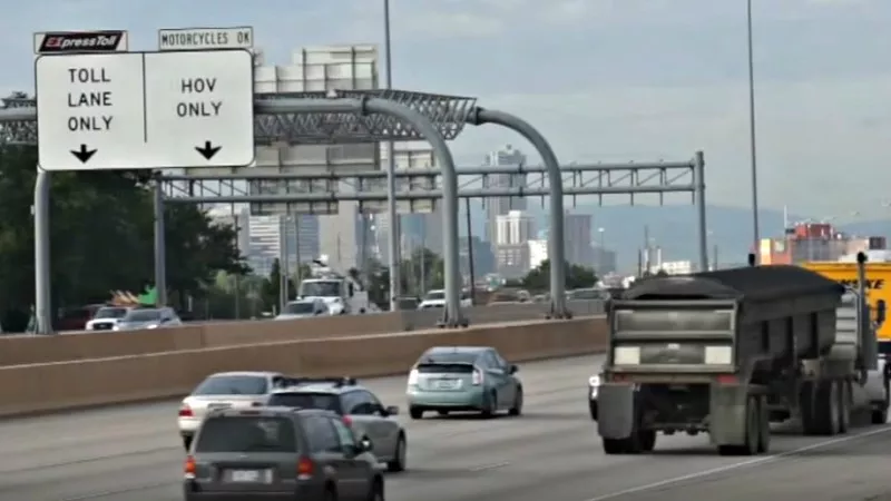 Image: The cost of using the express lanes from Denver and Boulder is likely to go up for most times of the day.