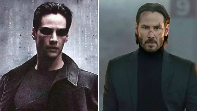 Image: Keanu Reeves, as seen in The Matrix and John Wick, has been improperly blamed for two of the worst school shootings in U.S. history.