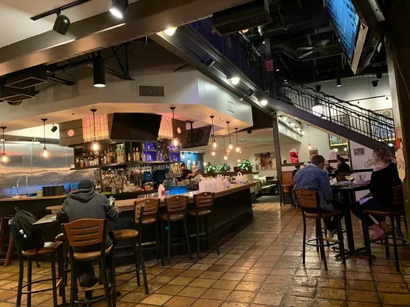 Image: The Rio Grande dining room in Park Meadows at new limited capacity under Level Orange.