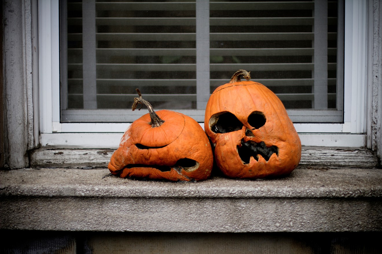 Decaying pumpkins are just sad.