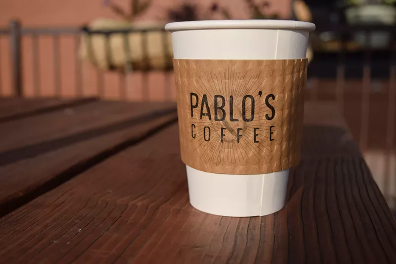 Image: The owner of Pablo's, Chris Conner, says his coffee shop focuses on good-quality coffee beans over confectionary drinks.