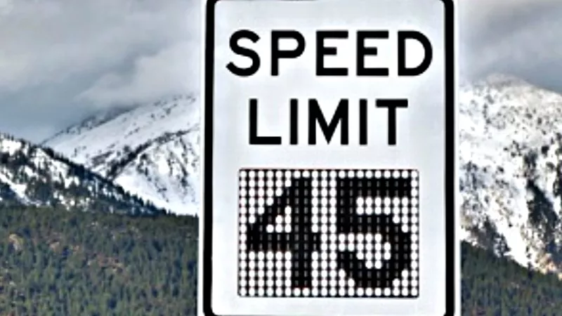 Image: Speed limits in Glenwood Canyon will change this season depending on driving conditions.
