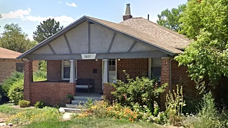 Image: This three-bedroom, two-bath property at 2637 Garfield Street is currently listed at $625,000 — just below the newly established average price for a detached house in Denver.