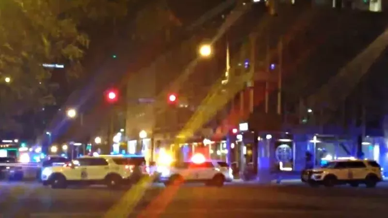 Image: Cell phone video shot by a KDVR editor shortly after news of the shooting broke.