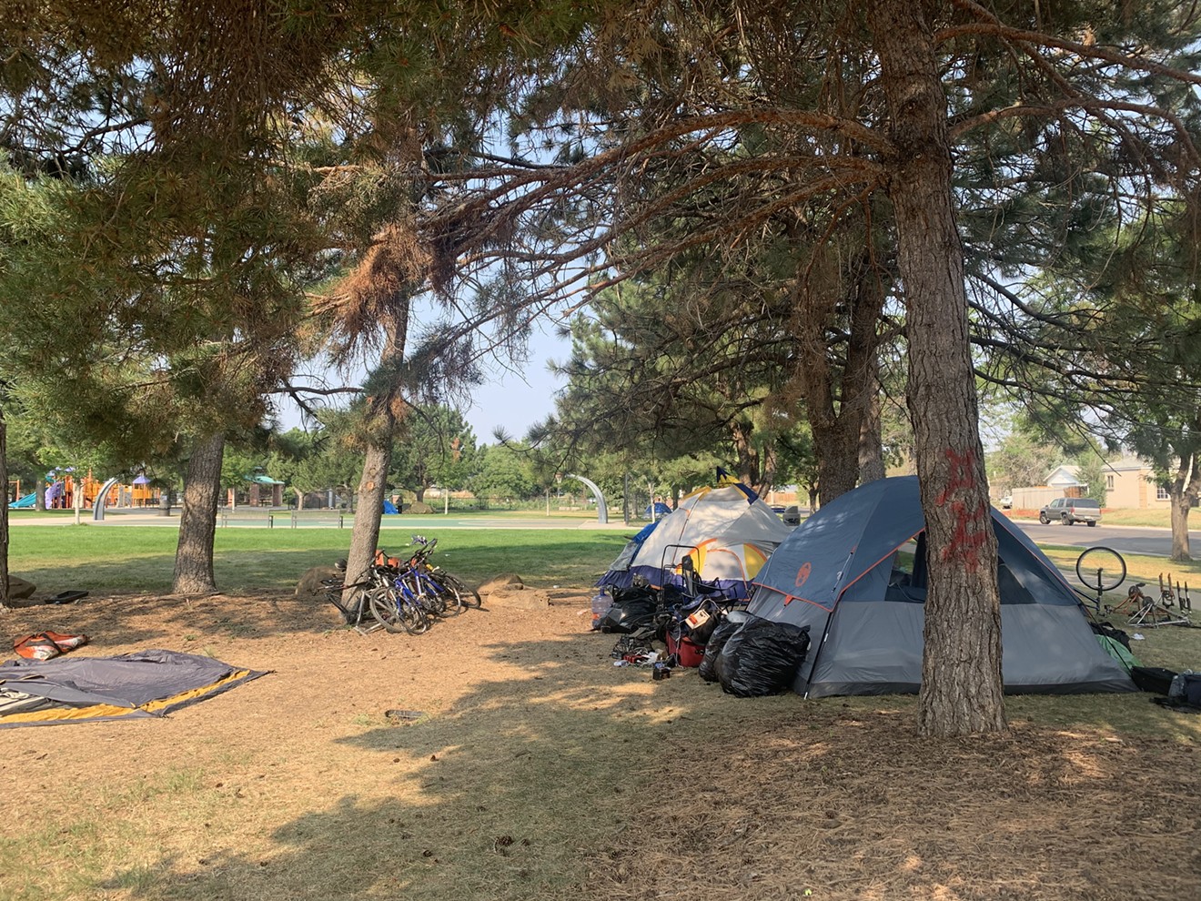 Even though Aurora has encampments, the city has not enacted a camping ban.