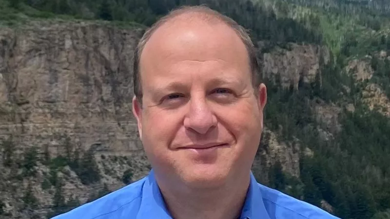 Image: A portrait of Governor Jared Polis from June.