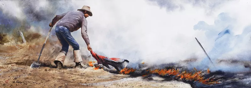 Image: "First Response," by William Matthews.