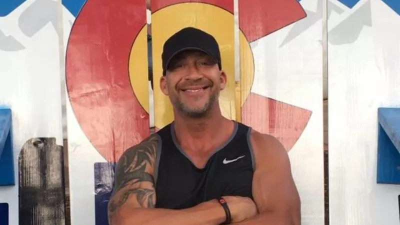 Image: Willie B showing off his Colorado pride.