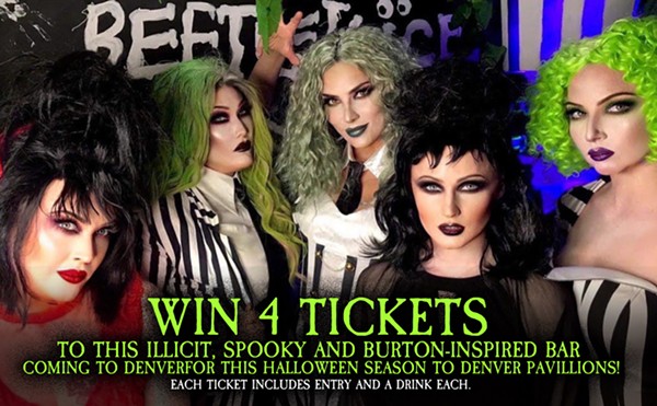 Win 4 tickets to this illicit, spooky and Burton-inspired bar coming to Denver for this Halloween Season to Denver Pavillions! Each ticket includes entry and a drink each.