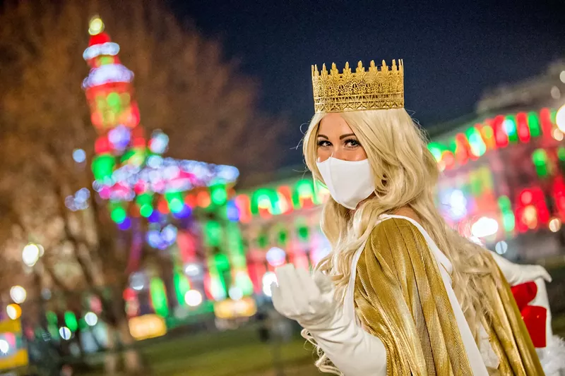 Image: Christkindlmarket beckons at Civic Center Park.
