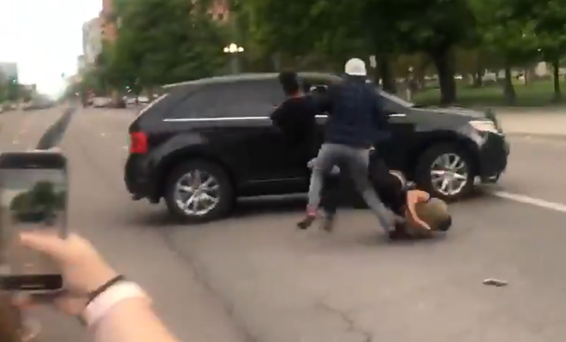 Image: Photos of the incident were shared on social media the night of May 28, 2020.