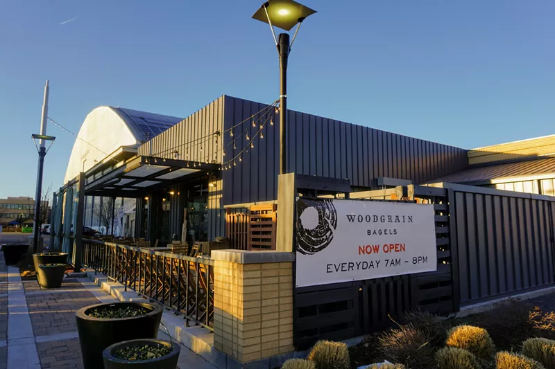 Image: Woodgrain's newest location features extended hours and ample outdoor seating.